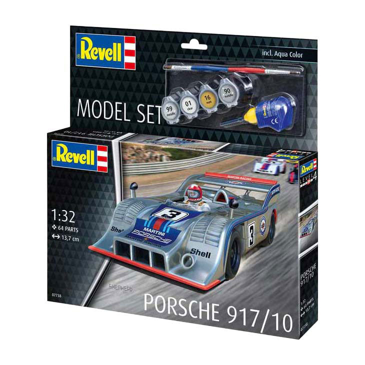 Load image into Gallery viewer, Revell modelbouwpakket - porsche 917 1:32 - 64dlg - incl. aqua color basiskleuren verf
