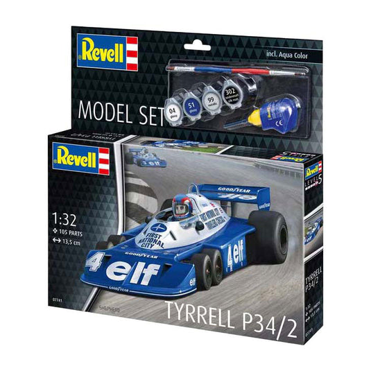 Revell modelbouwpakket - tyrrel p34 2 1:32 - 105dlg. - incl. basiskleuren verf