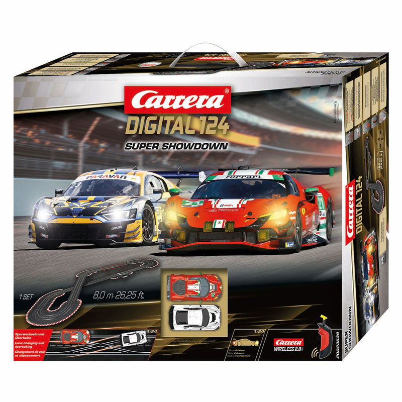 Load image into Gallery viewer, Carrera digitale racebaan 1:24 met 2 racewagens
