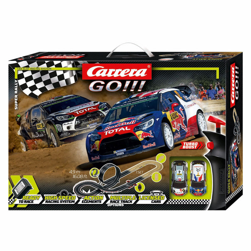 Load image into Gallery viewer, Carrera go!!! super rally - racebaan met 2 auto's - 1:43
