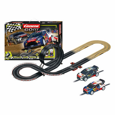 Carrera go!!! super rally - racebaan met 2 auto's - 1:43