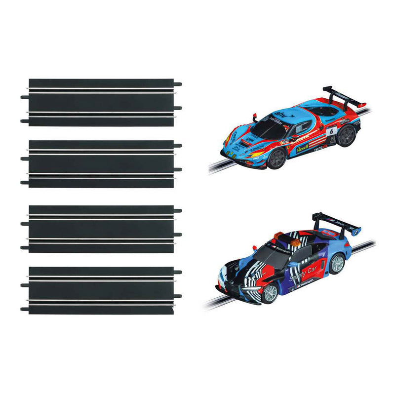 Load image into Gallery viewer, Carrera go!!! gt racer uitbreidingsset 1:43 - bmw m4 gt3 vs. ferrari 296 gt3
