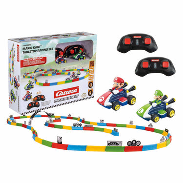 Carrera rc 2,4ghz mario kart tabletop racing set - mario luigi 1:43
