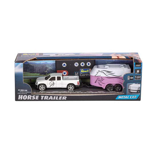 Load image into Gallery viewer, Revell rc 2,4ghz afstandbestuurbare paardentrailer 1:64

