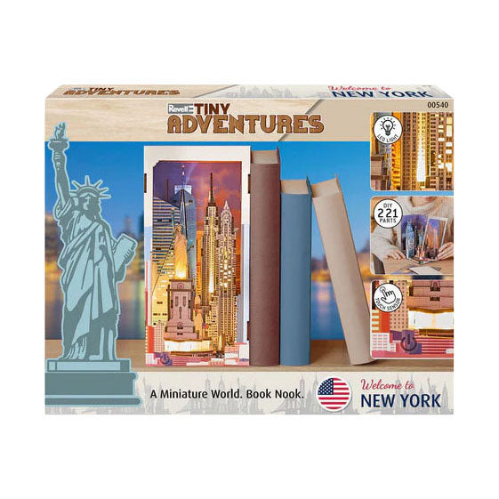 Load image into Gallery viewer, Revell tiny adventures book nook new york - 221dlg.
