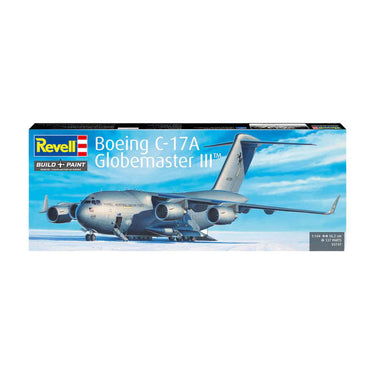 Revell modelbouwpakket boeing c-17a globemaster iii 1:144 - 137dlg.