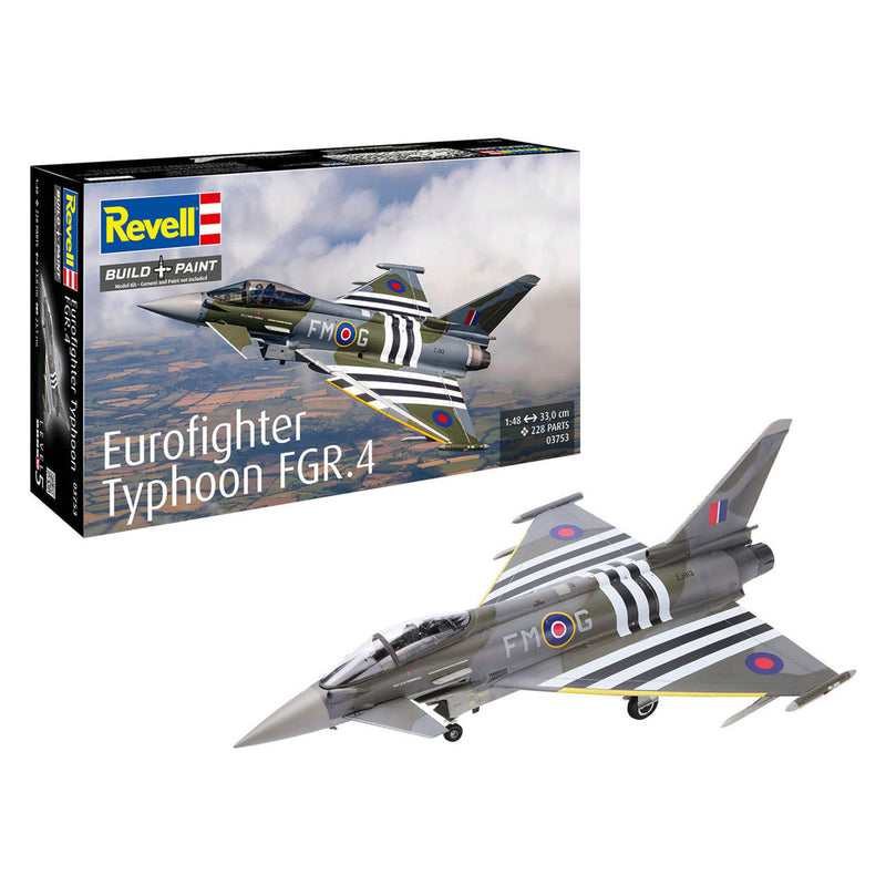 Load image into Gallery viewer, Revell modelbouwpakket eurofighter typhoon fgr.4 1:48 - 228dlg.
