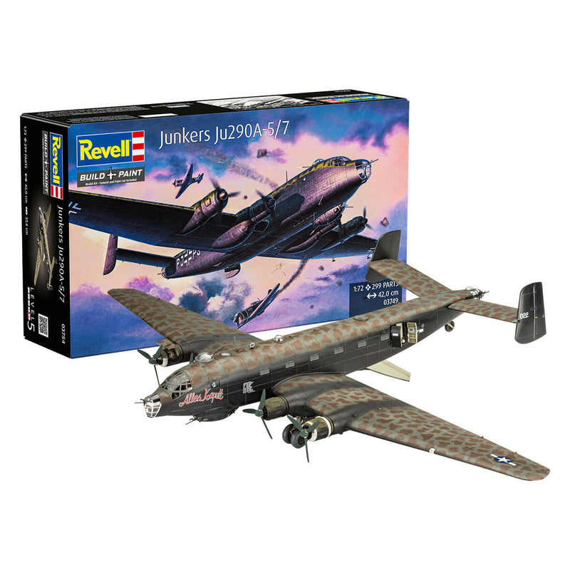 Load image into Gallery viewer, Revell modelbouwpakket junkers ju 290a-5 'seeadler' 1:72 - 299dlg
