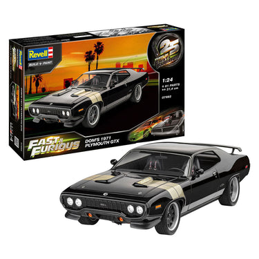 Revell modelbouwpakket fast furious - dominic's 1971 plymouth gtx 1:24 - 81dlg.