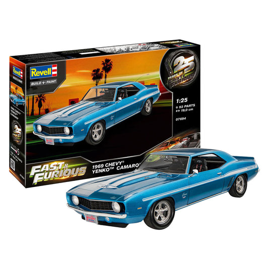 Revell modelbouwpakket fast furious 1969 chevy camaro yenko 1:25 - 92dlg.