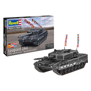 Revell modelbouwpakket leopard 2a4 - special decoration 40th anniversary 1:35 - 212dlg.
