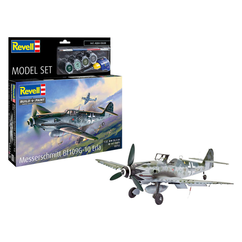 Load image into Gallery viewer, Revell modelbouwpakket model set messerschmitt bf109g-10 erla 1:32 - 147dlg.
