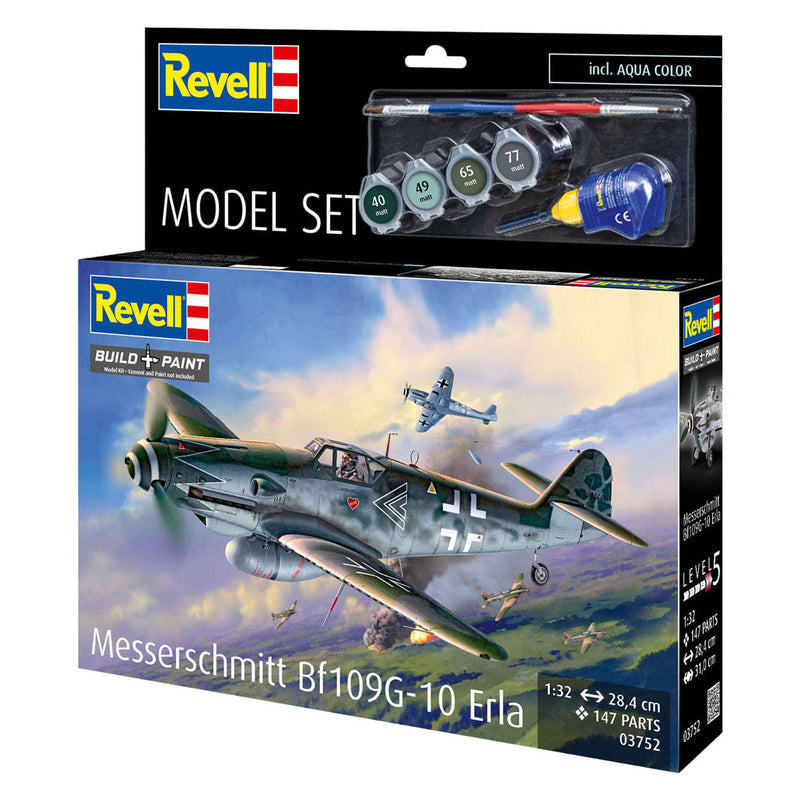 Load image into Gallery viewer, Revell modelbouwpakket model set messerschmitt bf109g-10 erla 1:32 - 147dlg.
