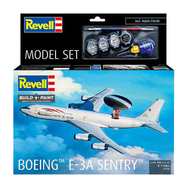 Revell modelbouwpakket model set boeing e-3a 1:144 - 77dlg.
