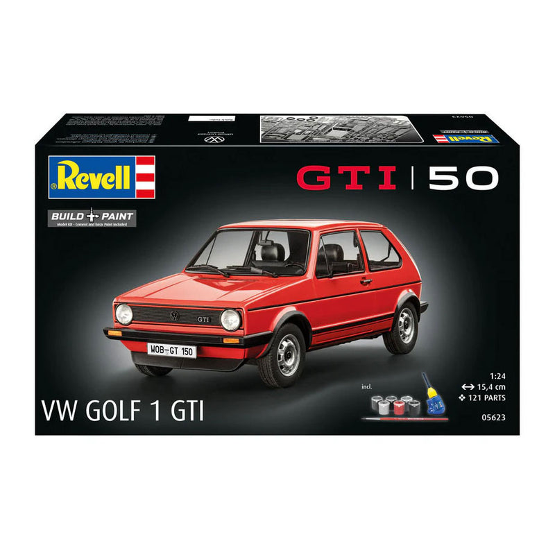 Load image into Gallery viewer, Revell modelbouwpakket gift set 50 years of the vw golf 1 gti 1:24 - 121dlg.
