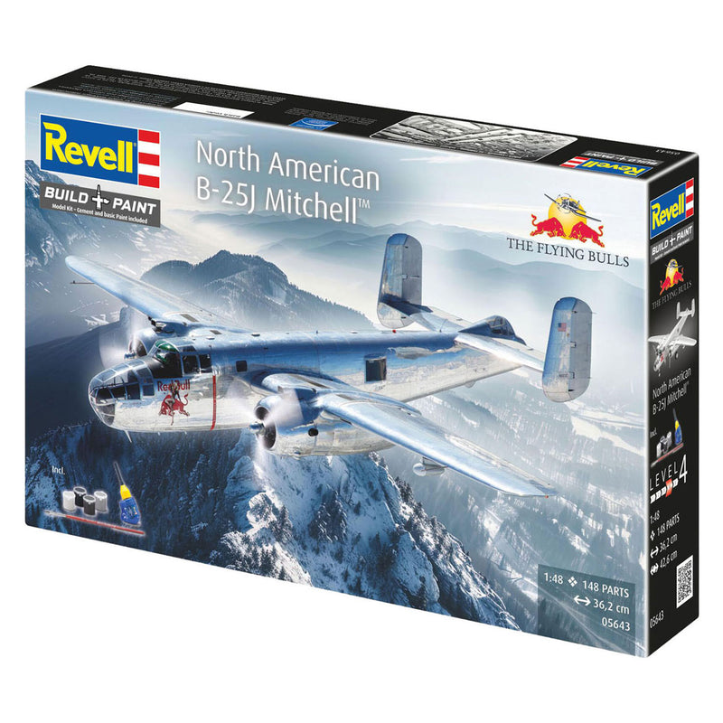 Load image into Gallery viewer, Revell modelbouwpakket gift set b-25j mitchell: flying bulls 1:48 - 148dlg.
