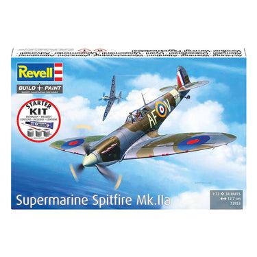 Revell modelbouwpakket starter kit spitfire mk.iia 1:72 - 38dlg.