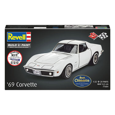 Revell modelbouwpakket starter kit corvette c3 1:32 - 20dlg.