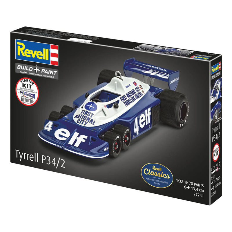 Load image into Gallery viewer, Revell modelbouwpakket starter kit tyrrell p34 2 6-wheeler 1:32 - 105dlg.
