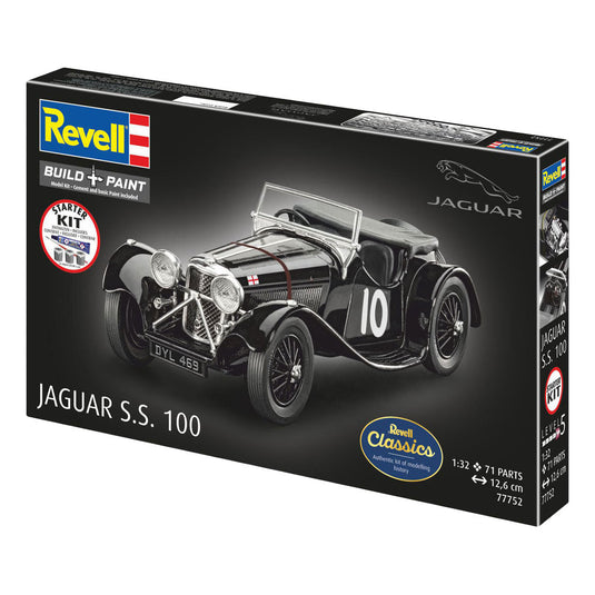 Revell modelbouwpakket starter kit jaguar ss 100 1:32 - 75dlg.