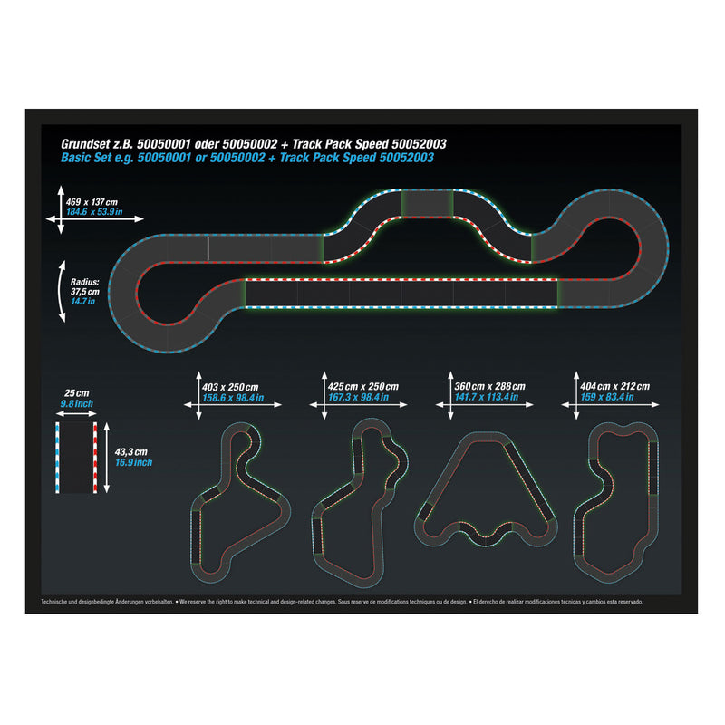 Load image into Gallery viewer, Carrera hybrid baanstukken track pack 1 - 10dlg.
