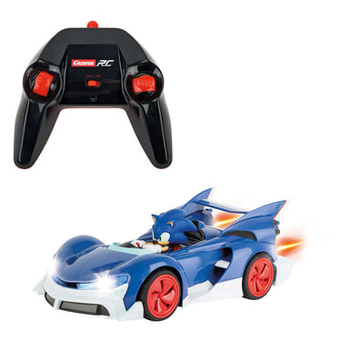 Carrera rc 2,4ghz team sonic racing - sonic, performance version - 1:18