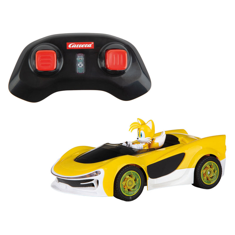 Load image into Gallery viewer, Carrera rc 2,4ghz sonic racing crossworlds - tails - 1:18
