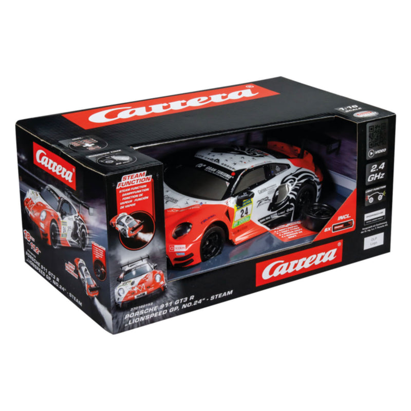 Load image into Gallery viewer, Carrera rc 2,4ghz porsche 911 gt3 r lionspeed gp, no.24 - 1:16
