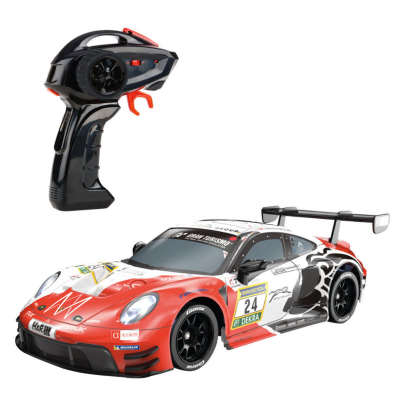 Load image into Gallery viewer, Carrera rc 2,4ghz porsche 911 gt3 r lionspeed gp, no.24 - 1:16
