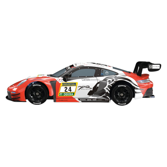 Carrera rc 2,4ghz porsche 911 gt3 r lionspeed gp, no.24 - 1:16