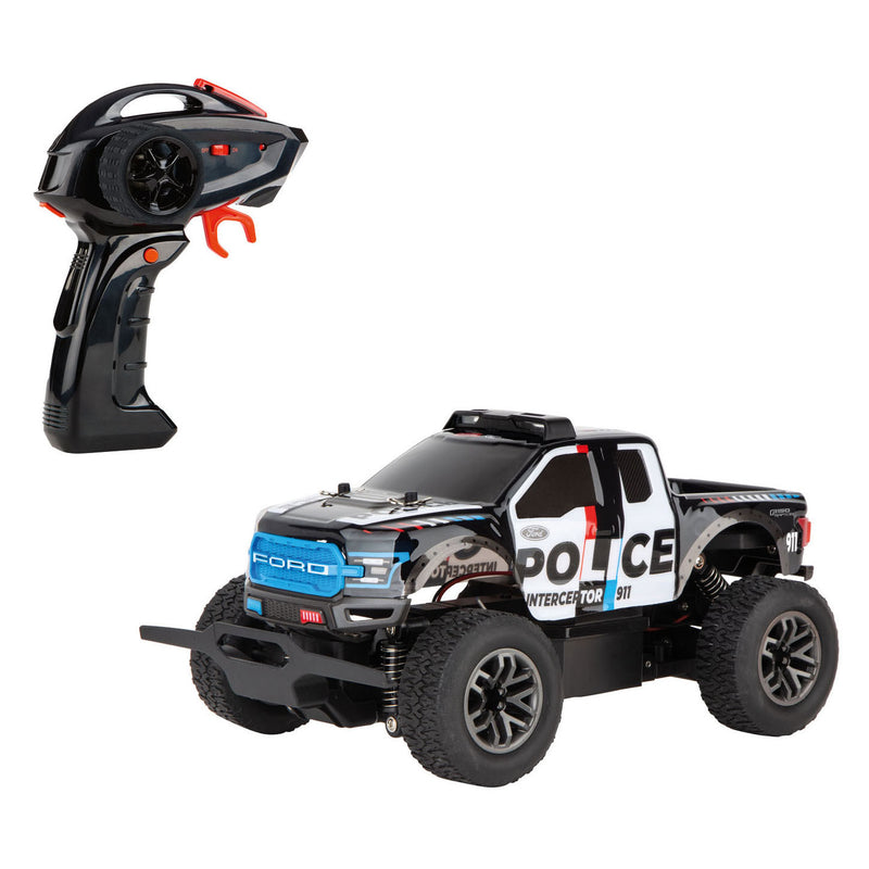 Load image into Gallery viewer, Carrera rc 2,4ghz ford f-150 raptor police - 1:18
