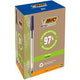 Bic balpen round stic ecolutions 0,4 mm recycled blauw