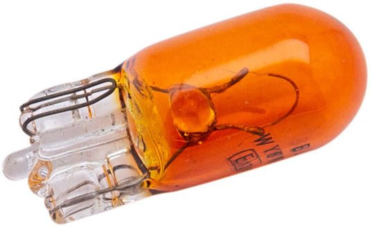 Spahn glasfittinglampen glass base lamps 12v 5w yellow w2,1x9,5d