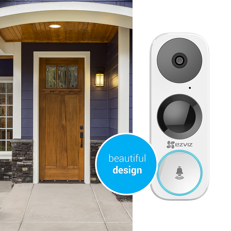 Load image into Gallery viewer, Ezviz 1066445 - db1 deurbel cs-db1-a0-1b3wpfr | 1 stuks
