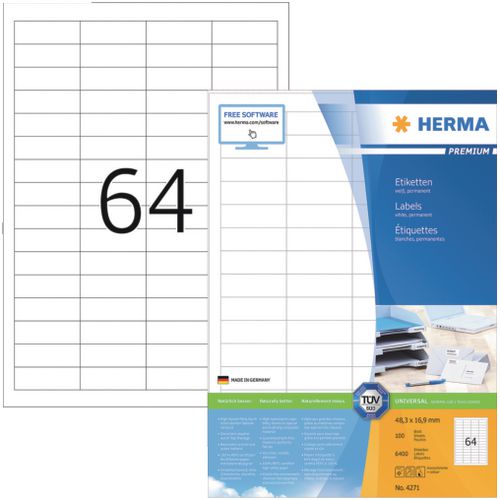 Merkloos sans marque etiketten herma