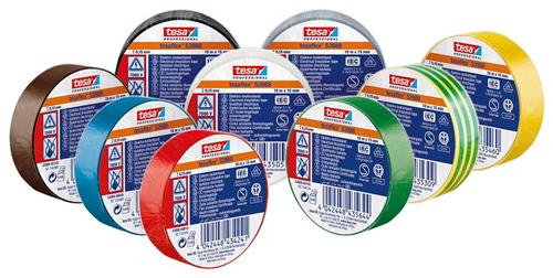 Tesa isolatietape groen 15mm 10mtr | 10 stuks