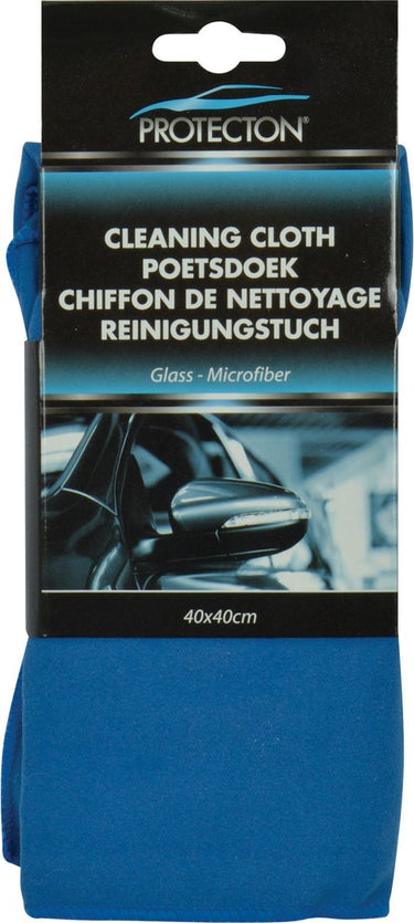 polijstdoek 40 x 40 cm microvezel blauw
