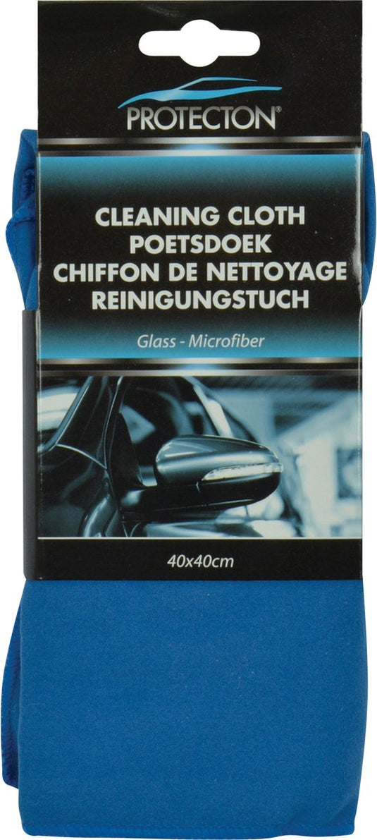 polijstdoek 40 x 40 cm microvezel blauw