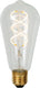 Lucide st64 - filament lamp - ø 6,4 cm - led dimbaar - e27 - 1x4,9w 2700k - transparant