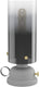 Eglo gargrave tafellamp - e27 - 31,5 cm - zwart|grijs|goud - glas
