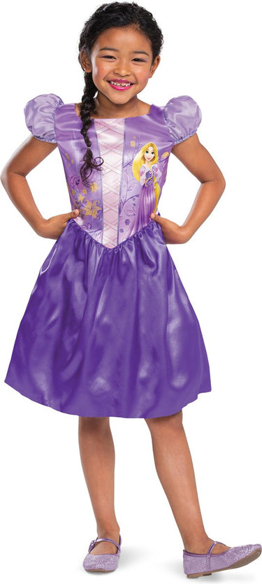 Disguise disney prinses - tangled, rapunzel basic plus , maat xs (3t-4t jaar), meisjes