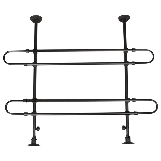 FLAMINGO FLAMINGO Autohondenrek Sima 2 stangen en 2 bevestigingsopties zwart