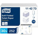Toiletpapier tork soft premium gevouwen pak 30 stuks