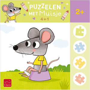 Puzzelen met muisje. 2+