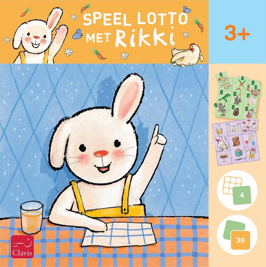 Uitgeverij clavis speel lotto met rikki. 3+.