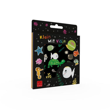 Clavis klein wit visje stickerset. 3+