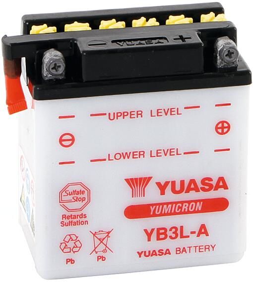 Yuasa batterij yb3l-a battery yb3l-a standard without sp