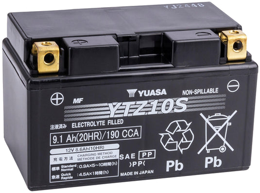 Yuasa batterij ytz10s battery ytz10s agm