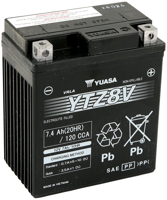 Yuasa batterij ytz8v battery ytz8v agm