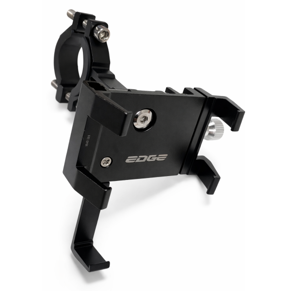 Load image into Gallery viewer, Edge telefoonhouder g21 - aluminium - 360° draaibaar - universele stuurmontage - extra stevig - zwart
